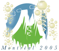 Logo de la conférence Montréal 2005 fondant au soleil